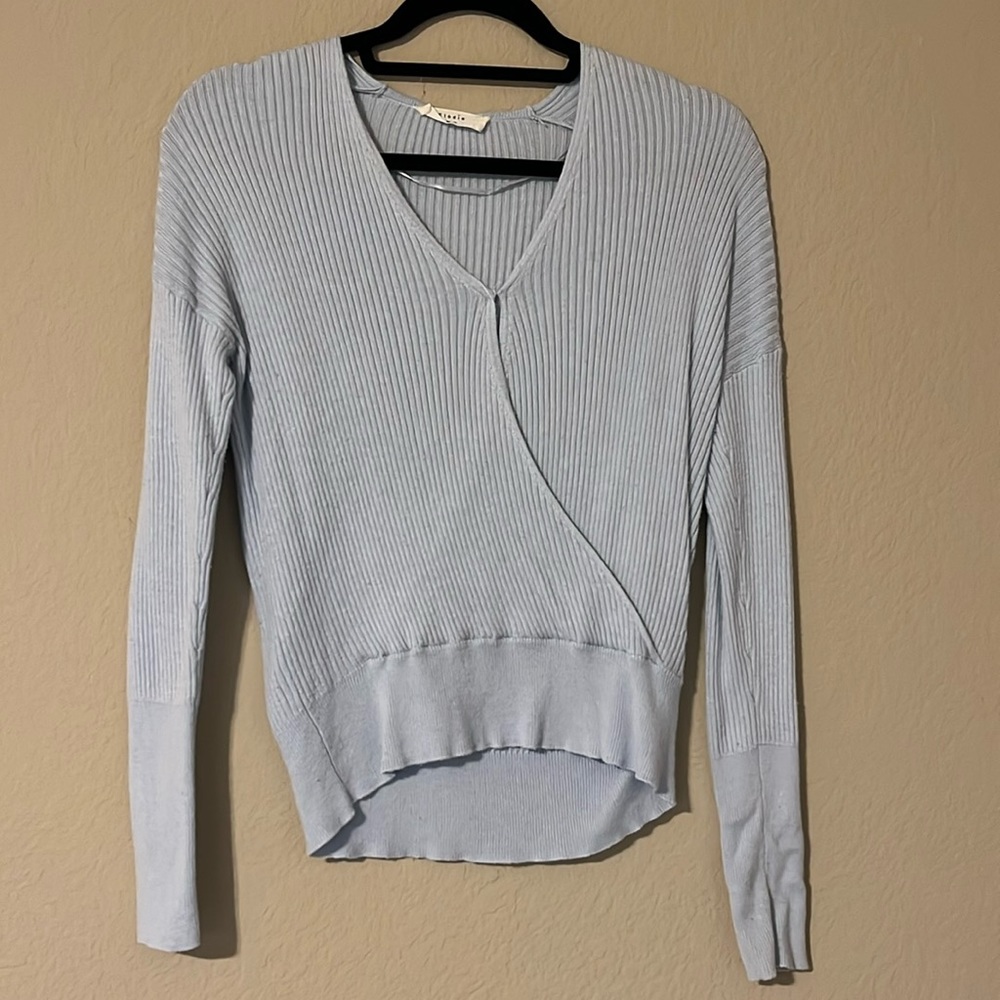 Light blue sweater